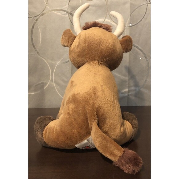 Texas Products Longhorn Plush Stuffed Animal Cow Steer Toy Brown HTF Rare - Picture 4 of 10